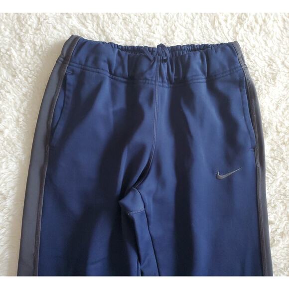 Nike Pants Womens Small (29x31) Therma Fit Navy Blue Athletic Lined Sweatpants - Picture 3 of 7